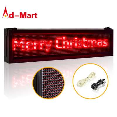 High Quality Programmable led scrolling text display Outdoor Bus Scrolling Led Sign