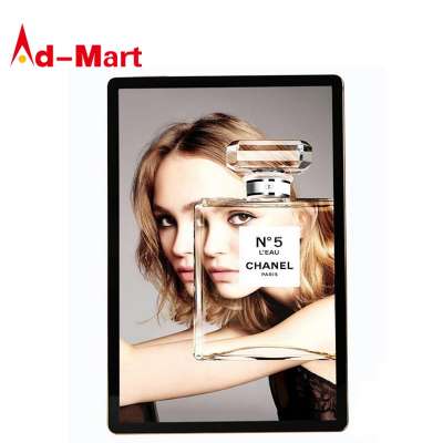 LED apple Slim magnetic light box custom single-sided rounded luminous billboard wall-mounted magnetic Slim light boxes