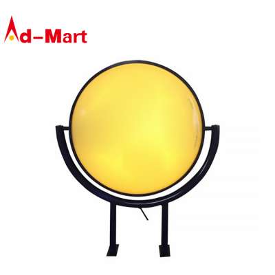 Rotating Light Box Display Advertising Rotating Lightbox Round Outdoor Led Light Box Sign Signage